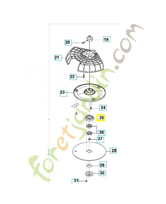 Roulement  référence 535126401 husqvarna