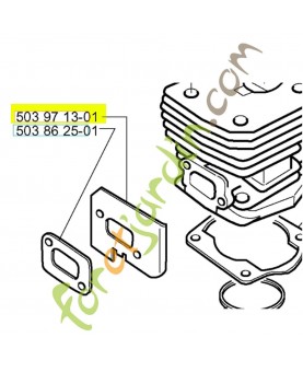 Protecteur 503971301. Pièce de rechange Husqvarna