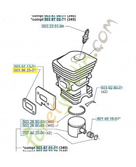 Joint 503862501 husqvarna