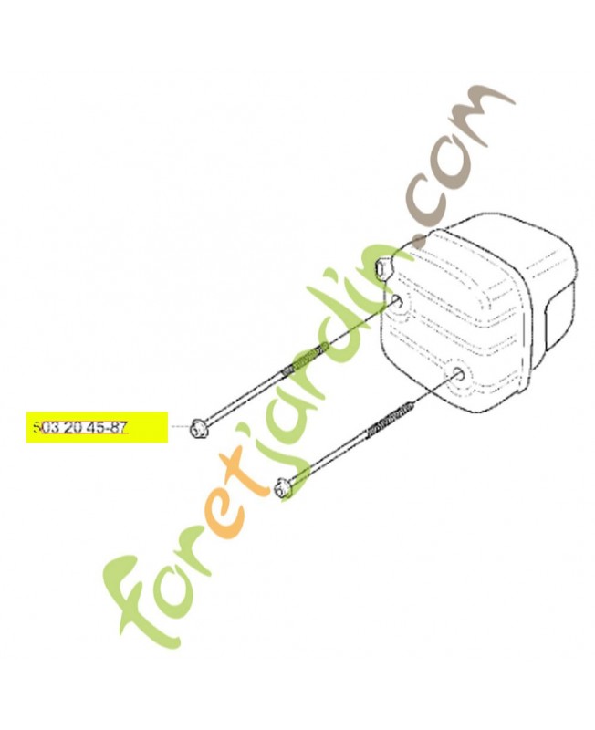 Vis 503204587 husqvarna