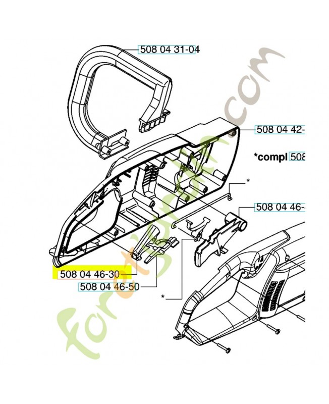 Levier 508044630 husqvarna Levier 508044630 husqvarna