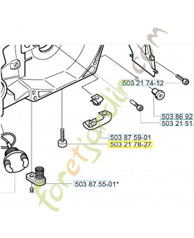 Vis 503217827. Pièce de rechange Husqvarna