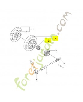 Cloche embrayage  référence 578097901 Remplace 503873072 et 50873071