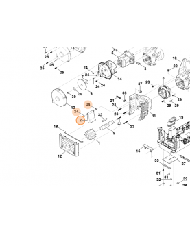 Plaque 6009-760-3200. Pièce de rechange Sithl / Vicking