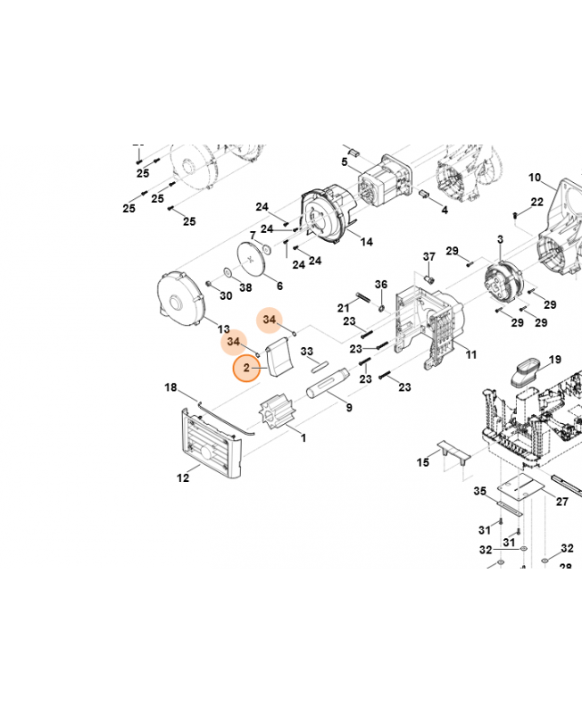 Plaque 6009-760-3200. Pièce de rechange Sithl / Vicking