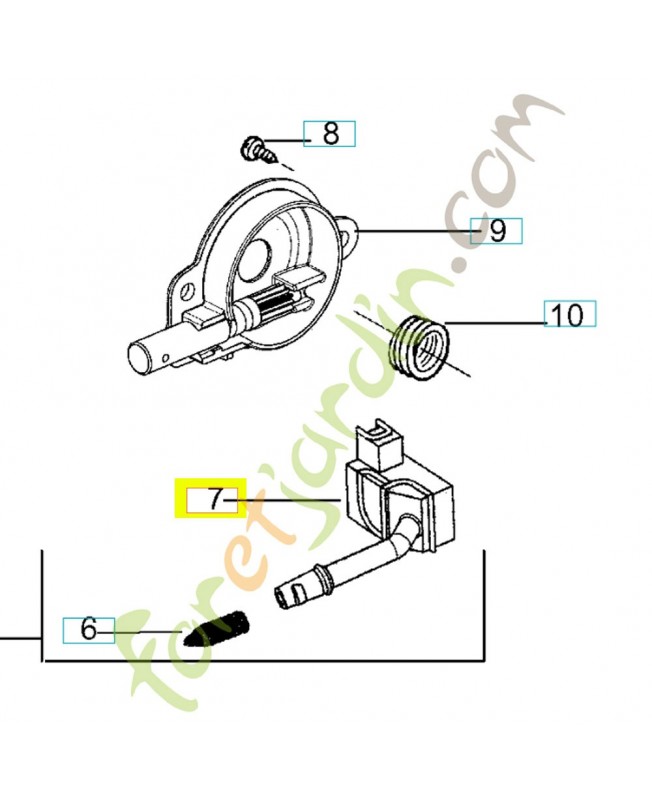 Joint de pompe a huile husqvarna référence 545037101