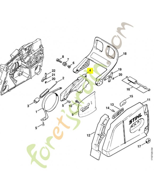 Couvercle 1124-021-1120 stihl
