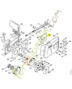 Tôle pour tronçonneuse stihl 1111-664-1005 