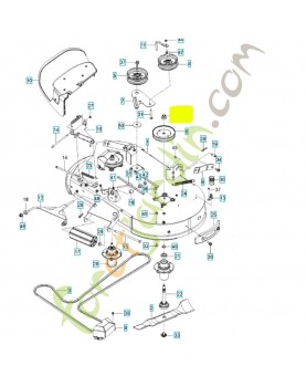 Ecrou 596134801 Pièce détachée Husqvarna