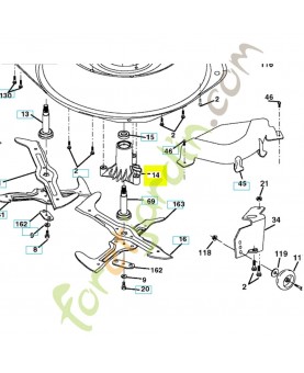 Palier de lame nu 532128774 husqvarna