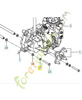 rondelle 596238701 Pièce détachée Husqvarna