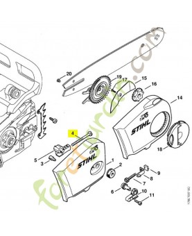 Vis 1123-664-1605 stihl.Pièces détachées stihl