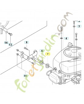 Joint 506914501. Pièce de rechange Husqvarna
