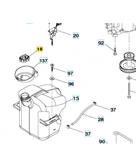 Bouchon de réservoir