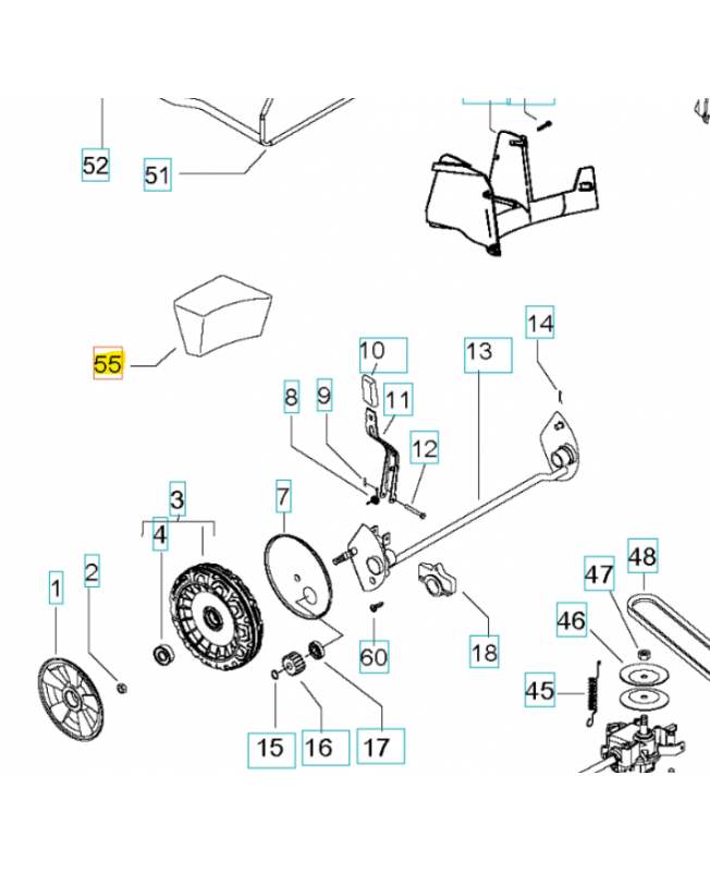 bouchon kit mulching 46cm, 2017