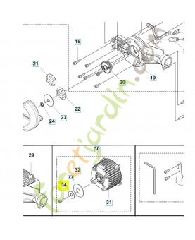 Vis husqvarna ref. 503215320