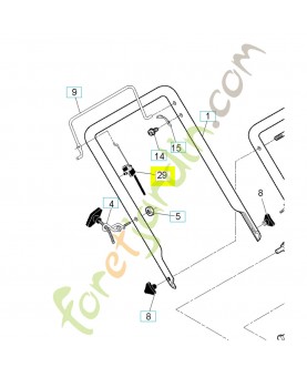 Cable de commande moteur