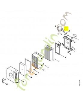 Levier volet demarrage