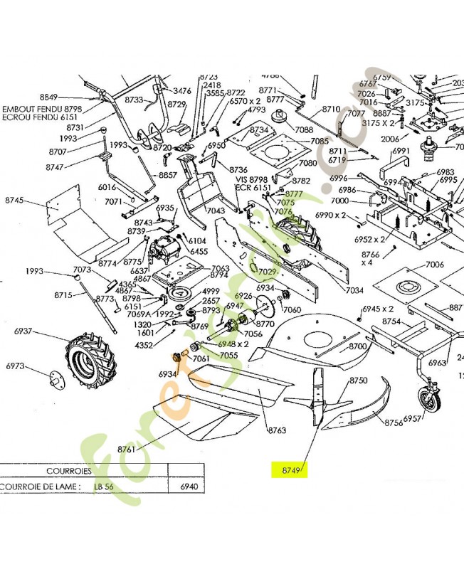 Lame Référence K320020011 Lame Référence K320020011