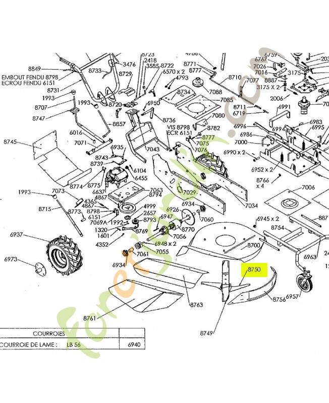 lame référence KG02011613 lame référence KG02011613