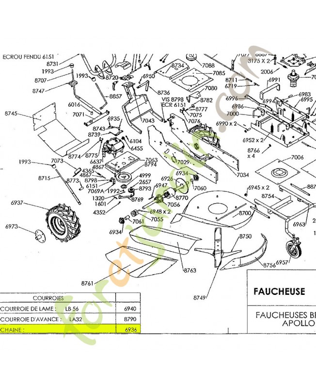 Chaine référence K306020001 Chaine référence K306020001
