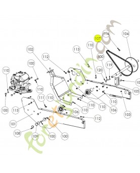 Chaine 74 maillons référence K306020003