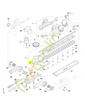 Jeu de couteaux Stihl ref. HA01-710-6000