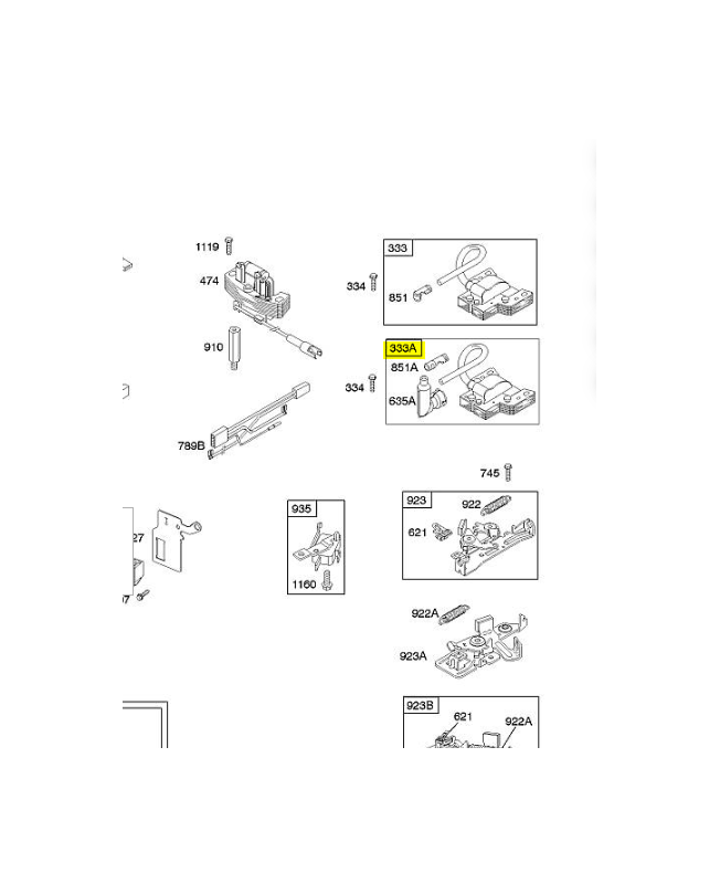590454 Bobine d'allumage  Briggs & Stratton