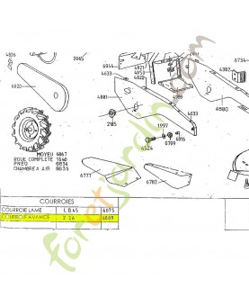 Courroie K003020032 (Z 26)