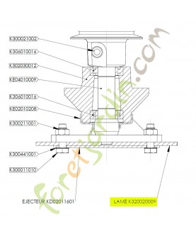 Lame référence K320020009