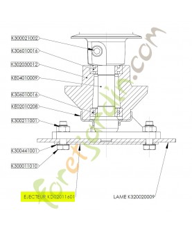 Éjecteur référence KD02011601