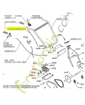 Câble référence K308020013