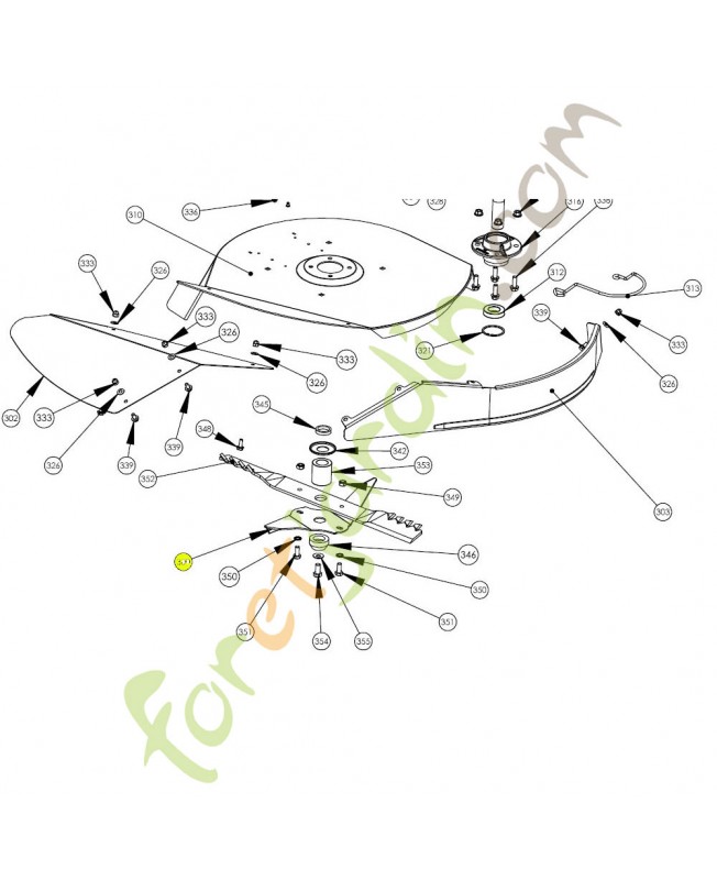 Éjecteur référence KP02011603 Éjecteur référence KP02011603