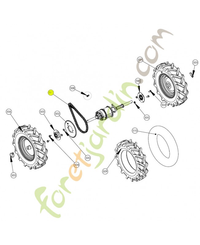 Chaine 57 maillons référence 0306020052 Chaine 57 maillons référence 0306020052