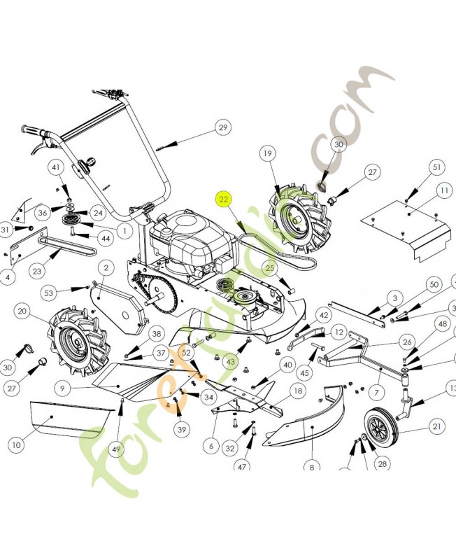 Courroie référence K306030027 Courroie référence K306030027