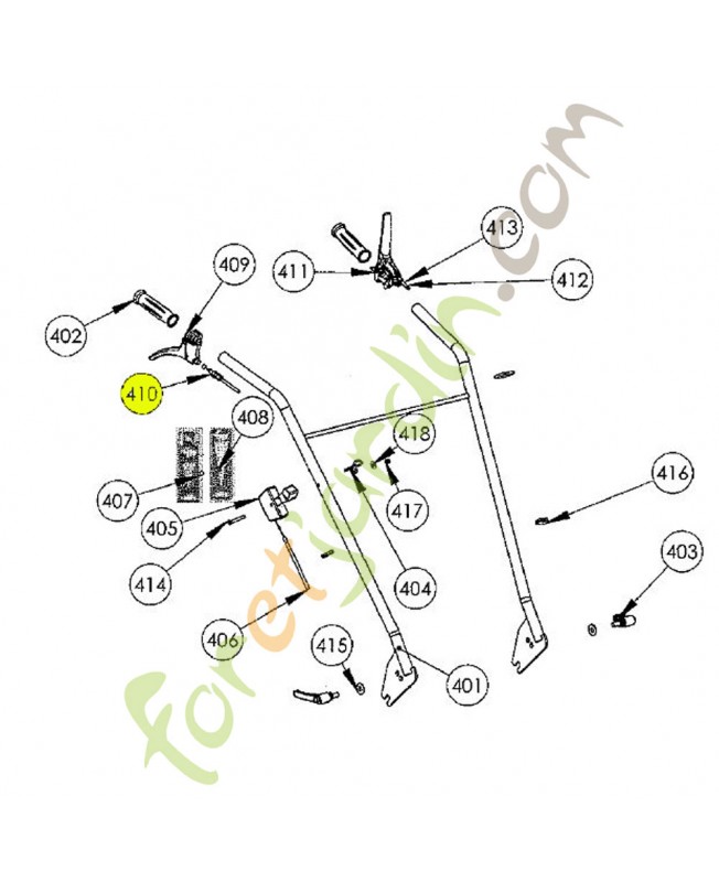 Câble référence K308010010 Câble référence K308010010