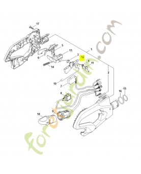 Levier de commande stihl réf. 4869-435-2400