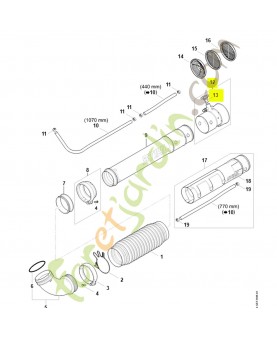 Buse 4244-700-6304. Pièce détachée Stihl
