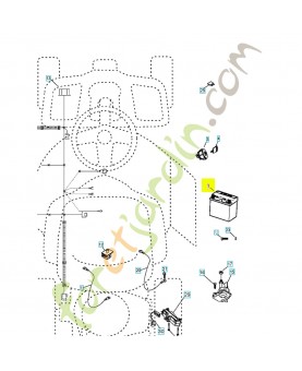 Batterie 532436551 - Pièce de détachée Husqvarna