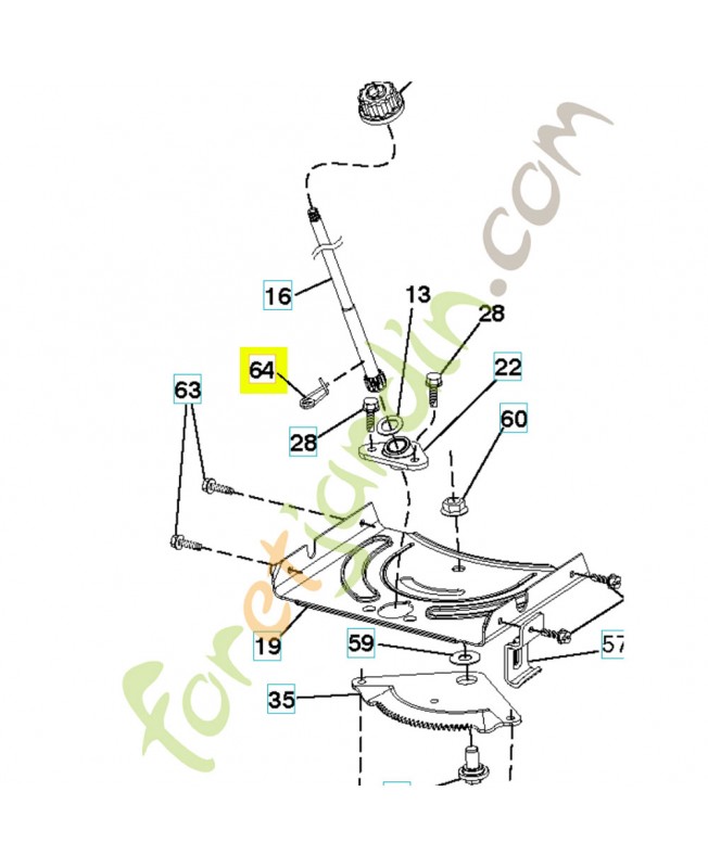 Goupille de direction