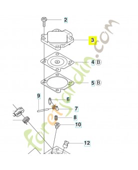 Couvercle 522513201. Pièce détachée Husqvarna