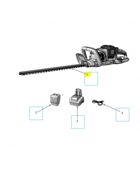 Service kit 58v spare 58v hedg