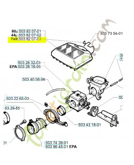 Filtre a air 503820703