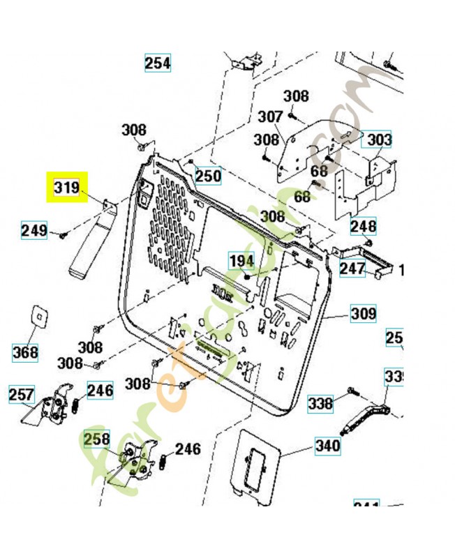 Levier 581313907 husqvarna
