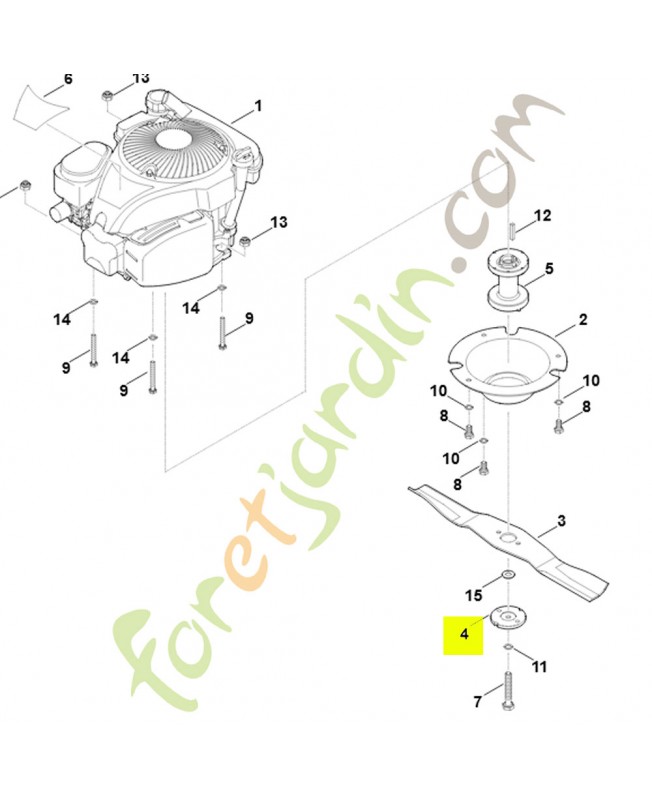 fixation rapide stihl 6380-708-3610