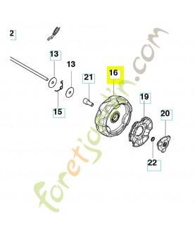 roue husqvarna référence 587631501
