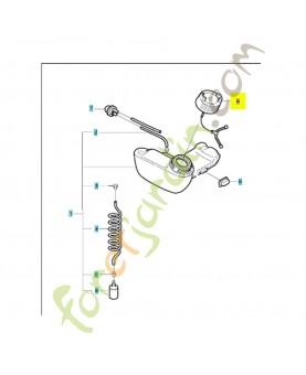 Bouchon husqvarna ref.  590324802 Remplace référence 544889702 ; 503911802 et 503911803