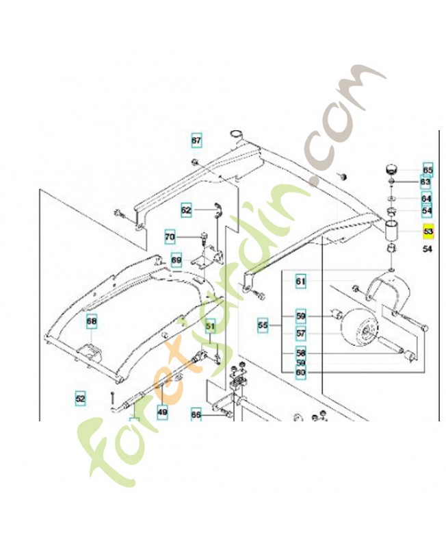 Platine de châssis référence 523086507 Platine de châssis référence 523086507