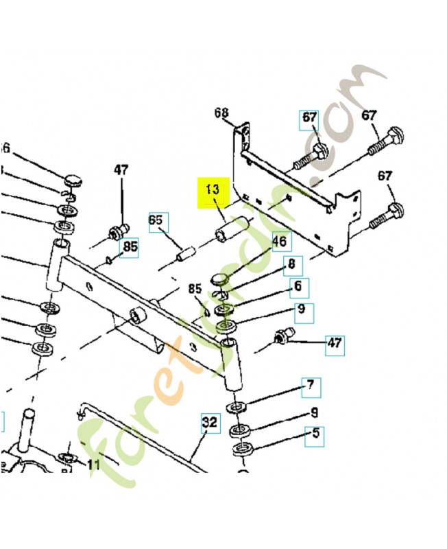 Entretoise de palier