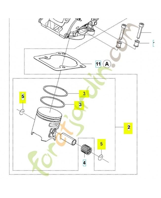 Piston complet  D48
